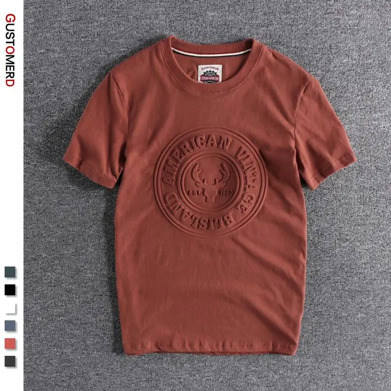 GUSTOMERD Classic Printed T Shirt for Men Casual O-neck Slim Quality Sanding Men Clothing 100% Cotton Solid Color Men's T Shirts
GUSTOMERD Classic Printed T Shirt for Men Casual O-neck Slim Quality Sanding Men Clothing 100% Cotton Solid Color Men's T Shirts