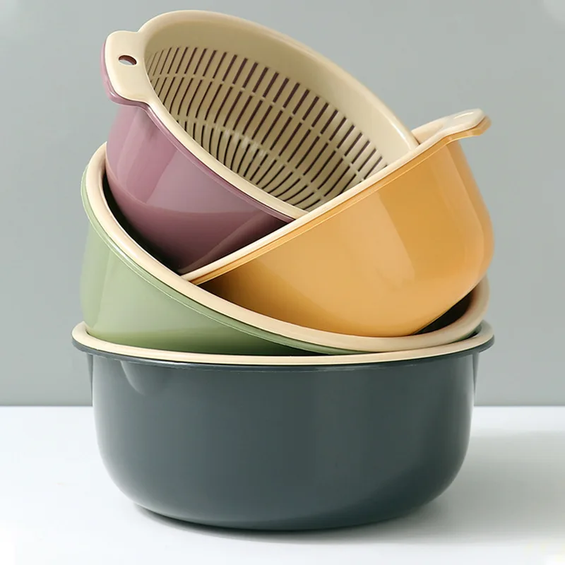 Kitchen Silicone Double Drain Basket Bowl Washing Storage Basket Strainers Bowls Drainer Vegetable Cleaning Colander Tool
Kitchen Silicone Double Drain Basket Bowl Washing Storage Basket Strainers Bowls Drainer Vegetable Cleaning Colander Tool