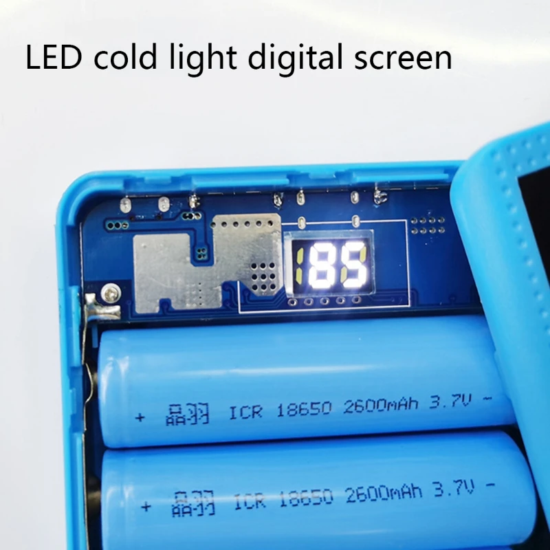 7x18650 Dual USB Battery DIY Power Bank Box Case LCD Display Battery Charger Shell
7x18650 Dual USB Battery DIY Power Bank Box Case LCD Display Battery Charger Shell