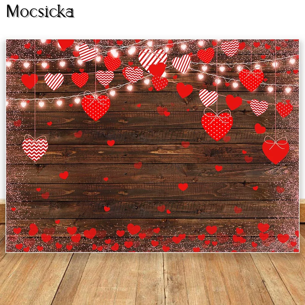 Valentine's Day Backdrop Rustic Wood Red Love Heart Background Wedding Bridal Shower Banner Portrait Photo Studio Booth Props
Valentine's Day Backdrop Rustic Wood Red Love Heart Background Wedding Bridal Shower Banner Portrait Photo Studio Booth Props
