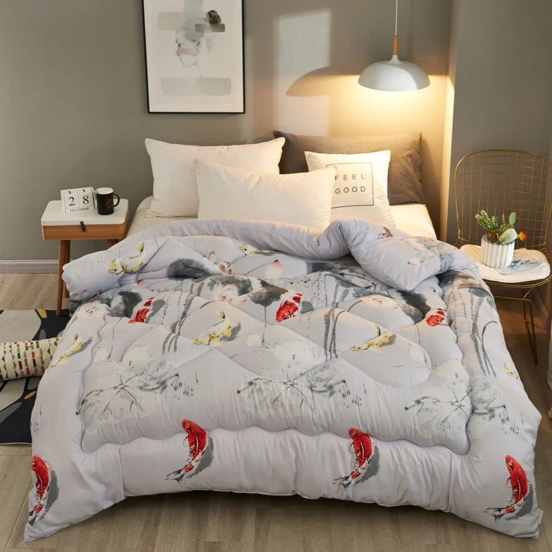 Colourful Washed Polyester Fabric Microfiber Comforter Stitching Print blanket Quilts Fresh Style Quilt 4 Seasons Comforter
Colourful Washed Polyester Fabric Microfiber Comforter Stitching Print blanket Quilts Fresh Style Quilt 4 Seasons Comforter