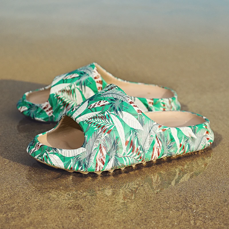 Unisex Leaves Inspired Flame Sole Yeez Slides Slip On Breathable Water Beach Slippers Lightweight Summer Sandals Plus Size 35-45
Unisex Leaves Inspired Flame Sole Yeez Slides Slip On Breathable Water Beach Slippers Lightweight Summer Sandals Plus Size 35-45