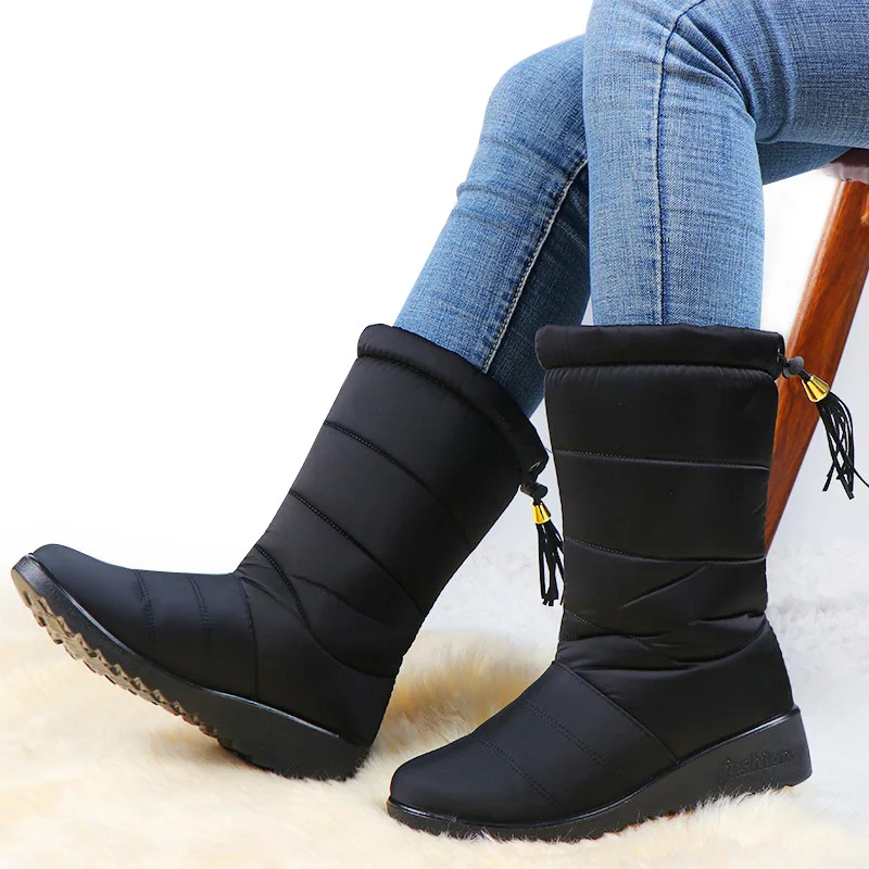 Winter Waterproof Snow Boots Women's Tassel Ultra Light Cotton Shoes Women's Plus Size Plus Velvet Snow Shoes Women's Shoes
Winter Waterproof Snow Boots Women's Tassel Ultra Light Cotton Shoes Women's Plus Size Plus Velvet Snow Shoes Women's Shoes