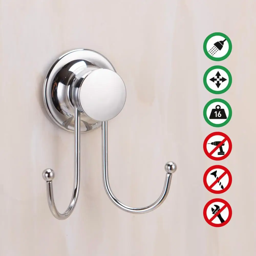 2pcs Stainless Steel Removable Vacuum Suction Cup Hooks Towel Bath Ball Robe Hooks Wall Mounted Bathroom Kitchen Hook Holder
2pcs Stainless Steel Removable Vacuum Suction Cup Hooks Towel Bath Ball Robe Hooks Wall Mounted Bathroom Kitchen Hook Holder