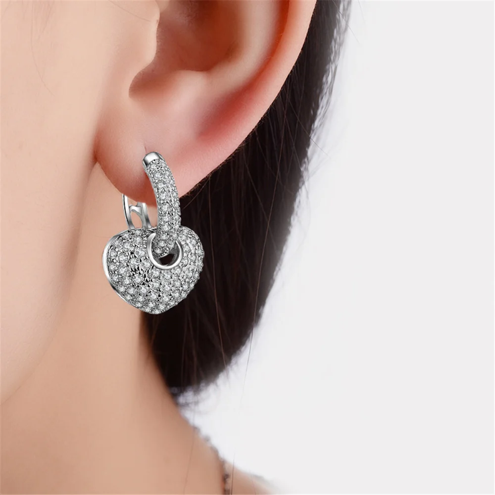 SHQIYAYI Fashion Drop Earrings 925 Silver CZ Crystal Hoop Earring For Women Girls Lady Jewelry Korean Trend Accessories 195
SHQIYAYI Fashion Drop Earrings 925 Silver CZ Crystal Hoop Earring For Women Girls Lady Jewelry Korean Trend Accessories 195