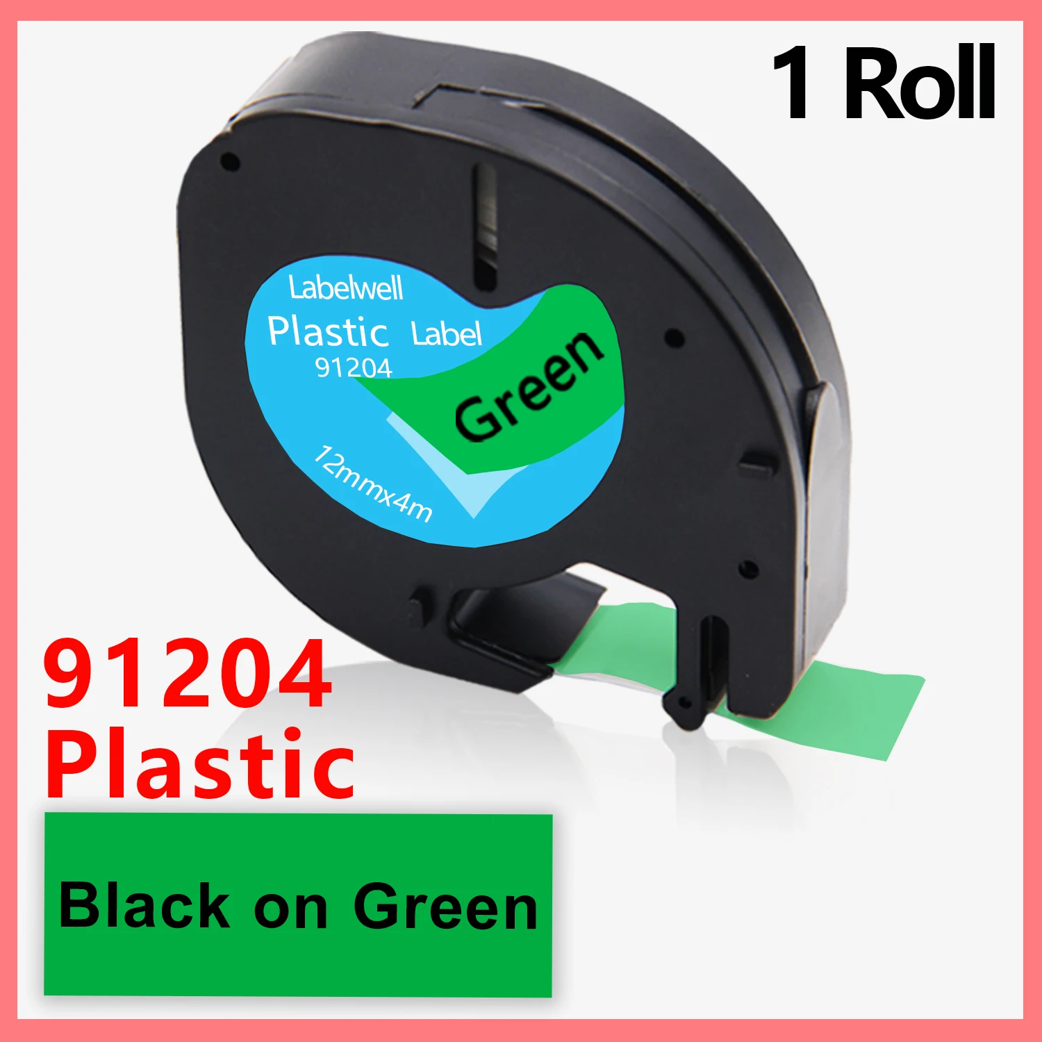 91201 Black on White Tape for Compatible Dymo Letratag Plastic Tape 12267 16951 91202 91203 91204 91205 91200 LT-100H XR QX-50
91201 Black on White Tape for Compatible Dymo Letratag Plastic Tape 12267 16951 91202 91203 91204 91205 91200 LT-100H XR QX-50