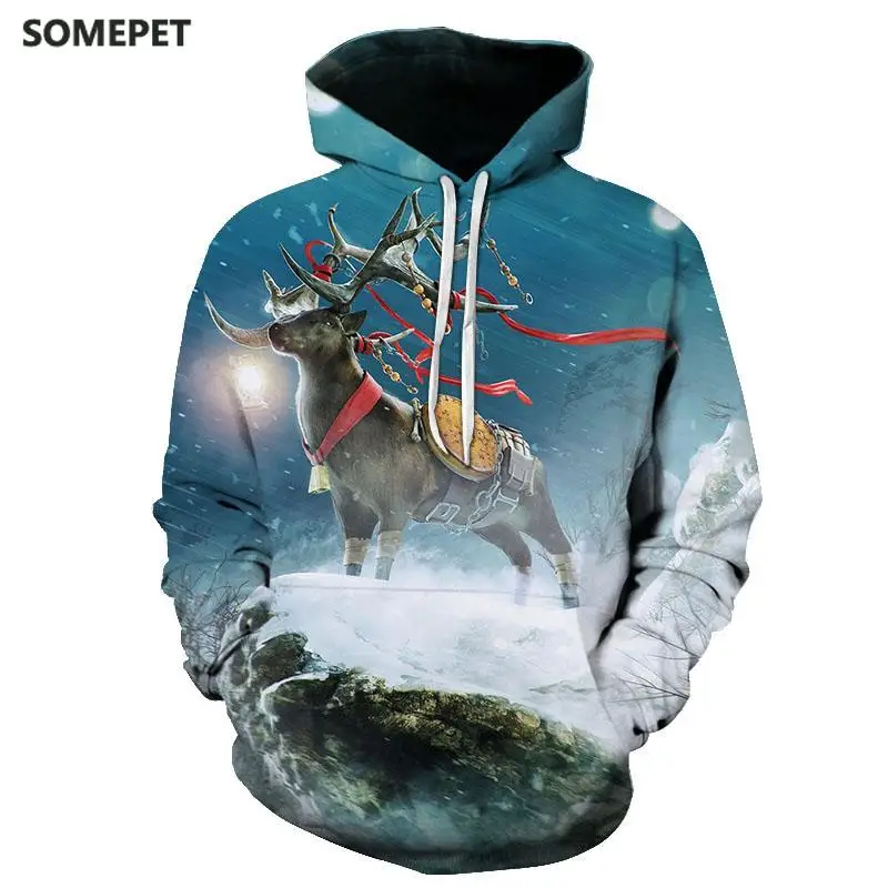 New design men Christmas sweatshirts Santa Claus in Elk Print Man Hoodies sweatshirt with pocket men winter pullover
New design men Christmas sweatshirts Santa Claus in Elk Print Man Hoodies sweatshirt with pocket men winter pullover