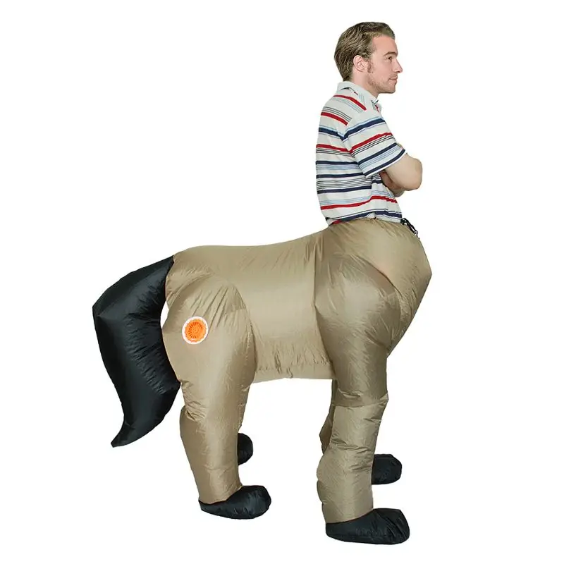 Halloween Costume for Adult Men Centaurus Inflatable Horse Body Human Face Cosplay Fancy Party Dress
Halloween Costume for Adult Men Centaurus Inflatable Horse Body Human Face Cosplay Fancy Party Dress