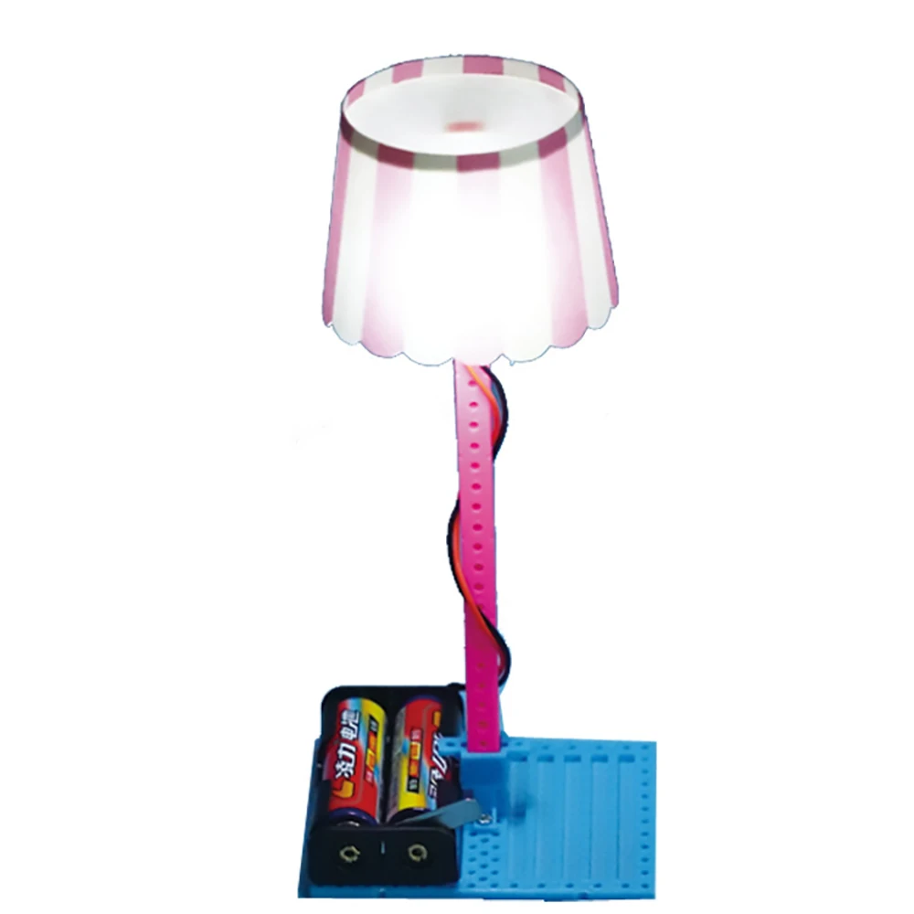 L LED Lamp DIY Homemade Plastic Table Creative Invention Science Education Manual Experimental Material Parent Child Toys Gift
L LED Lamp DIY Homemade Plastic Table Creative Invention Science Education Manual Experimental Material Parent Child Toys Gift