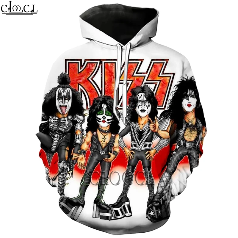 HX Fashion Rock Band KISS 3D Print Men Women Harajuku Hoodie Sweatshirt Unisex Autumn All-match Popular Casual Tops
HX Fashion Rock Band KISS 3D Print Men Women Harajuku Hoodie Sweatshirt Unisex Autumn All-match Popular Casual Tops
