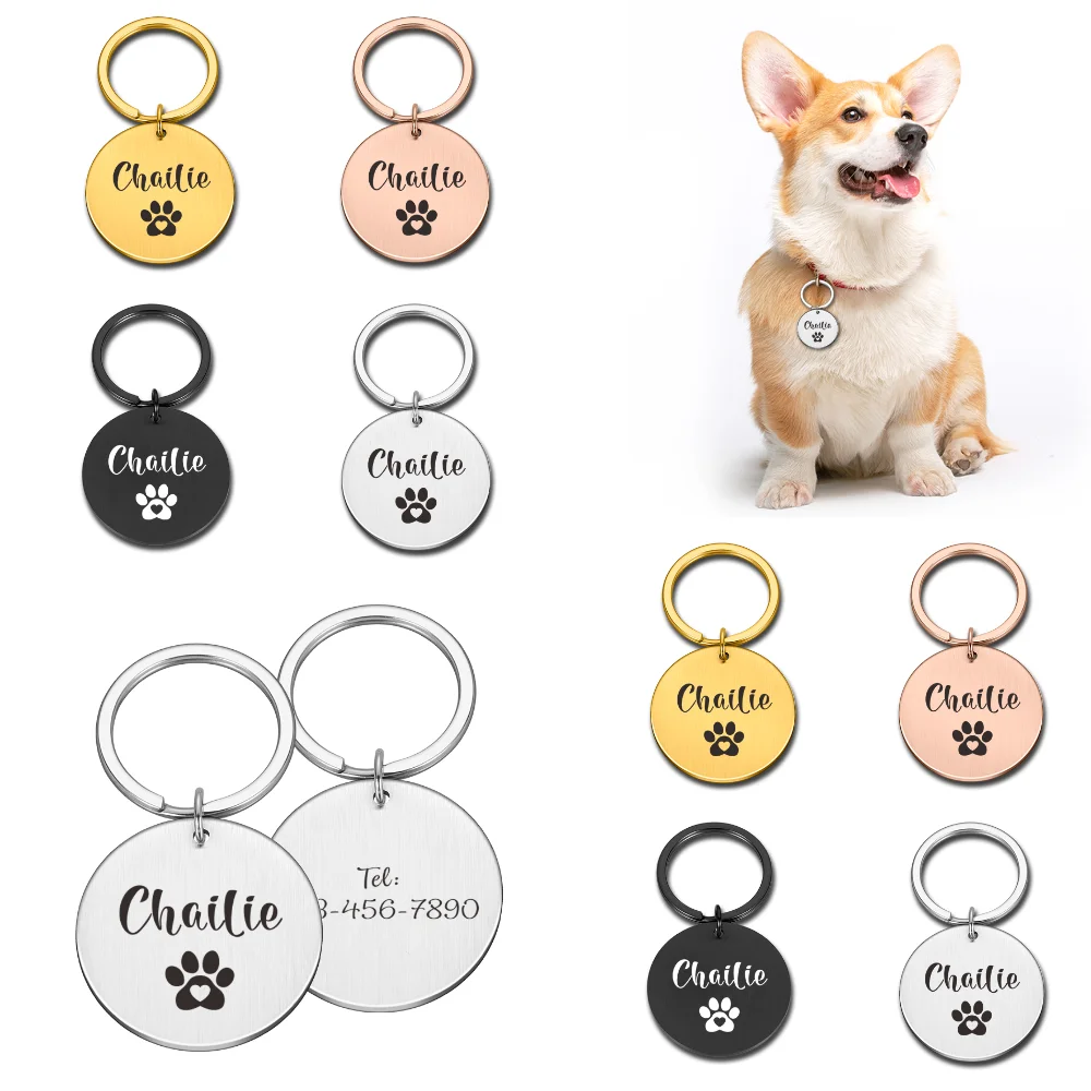 Pet ID Tags Accessories Custom Pet Dog Collar Personalized Dogs Name Tags Anti-lost Cat Dog Puppy ID Tag Pendant Free Engraved
Pet ID Tags Accessories Custom Pet Dog Collar Personalized Dogs Name Tags Anti-lost Cat Dog Puppy ID Tag Pendant Free Engraved