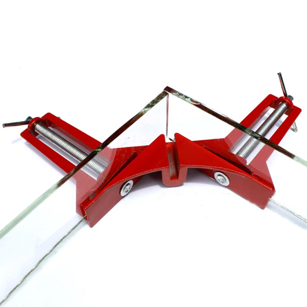 Red 90 Degree Right Angle Clip Multifunction Mitre Clamps Corner Bracket Clamp Photo Frame Holder Woodworking Hand Tool
Red 90 Degree Right Angle Clip Multifunction Mitre Clamps Corner Bracket Clamp Photo Frame Holder Woodworking Hand Tool