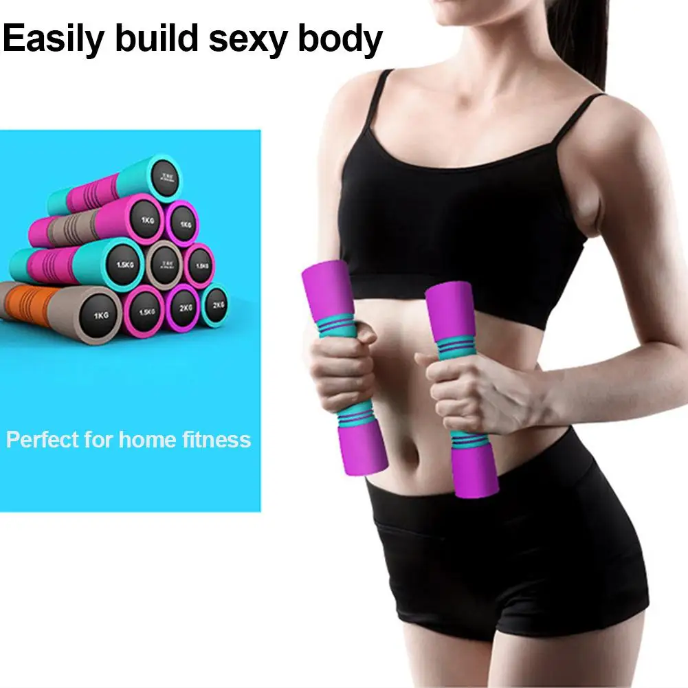 2Pcs Dumbbell For Women Fitness Equipment Slimming Body Dumbbell Fitness Dumbbell Hand Weights Dumbbell Body Exercise 1kg/1.5kg
2Pcs Dumbbell For Women Fitness Equipment Slimming Body Dumbbell Fitness Dumbbell Hand Weights Dumbbell Body Exercise 1kg/1.5kg