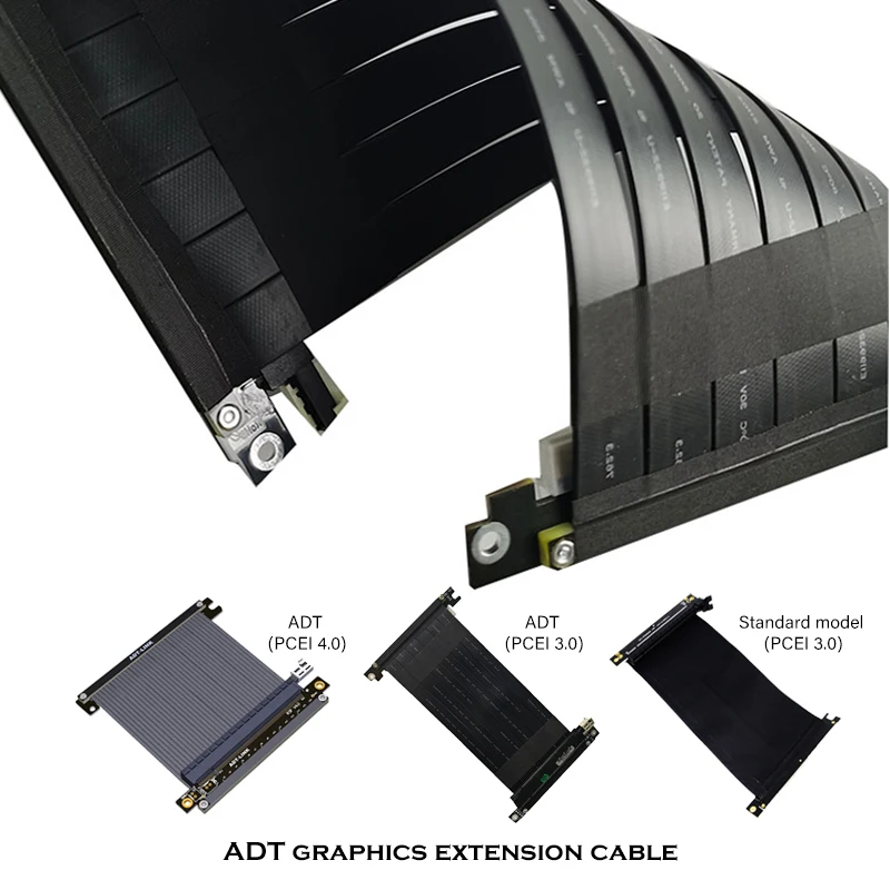 ADT GPU Riser Cable PCIe ITX чехол удлинитель видеокарты PCI-e X16 3,0 4,0 для RTX 3060Ti / RX6900XT корпус ITX Lossless
ADT GPU Riser Cable PCIe ITX чехол удлинитель видеокарты PCI-e X16 3,0 4,0 для RTX 3060Ti / RX6900XT корпус ITX Lossless