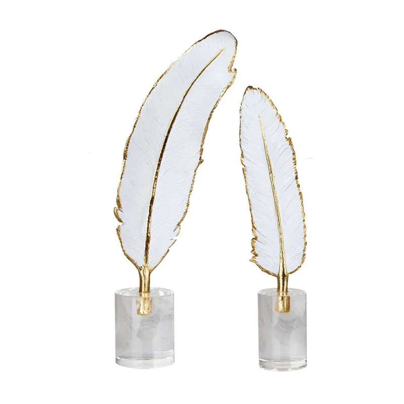 Nordic Luxury Crystal Feather Artware Sculpture Home Decoration Accessories Modern Art Crystal Statue Room Craft Figurine
Nordic Luxury Crystal Feather Artware Sculpture Home Decoration Accessories Modern Art Crystal Statue Room Craft Figurine