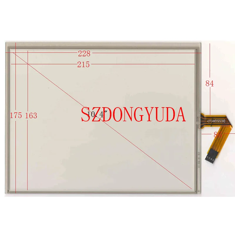 New Touchpad 10.4 Inch 228*175 4-wire Resistive Touch Screen Digitizer Glass Sensor With Control Panel
New Touchpad 10.4 Inch 228*175 4-wire Resistive Touch Screen Digitizer Glass Sensor With Control Panel