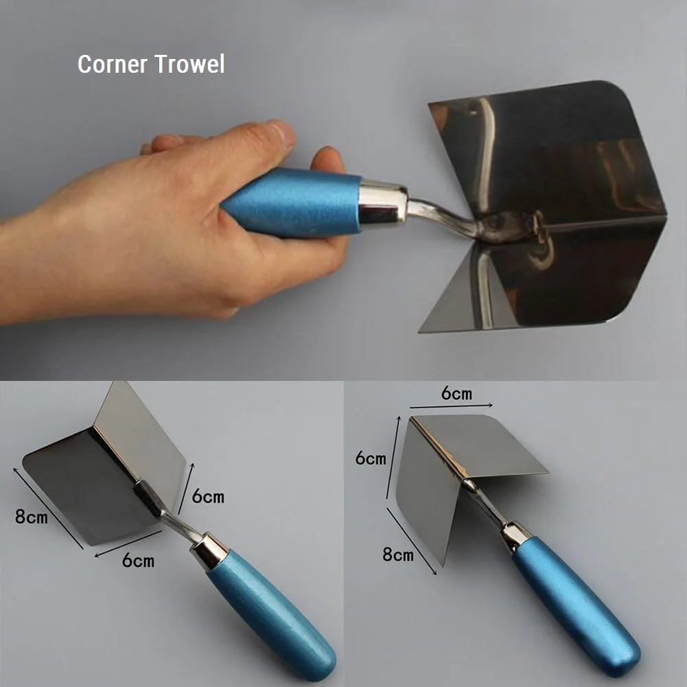 Stainless Steel Drywall Corner Tool Corner Plastering Trowel Internal And External 90 Degree Sheetrock Corner Trowel Hand Tool
Stainless Steel Drywall Corner Tool Corner Plastering Trowel Internal And External 90 Degree Sheetrock Corner Trowel Hand Tool