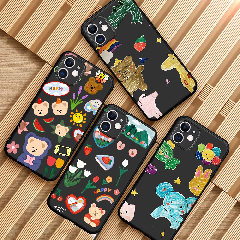 Cute Bear Cartoon Rabbit Animal for IPhone 13 12 Pro Max 5 6 6S 7 8 SE 2020 Plus X XS XR 11 Pro Max Phone Case Coque Funda cover
Cute Bear Cartoon Rabbit Animal for IPhone 13 12 Pro Max 5 6 6S 7 8 SE 2020 Plus X XS XR 11 Pro Max Phone Case Coque Funda cover