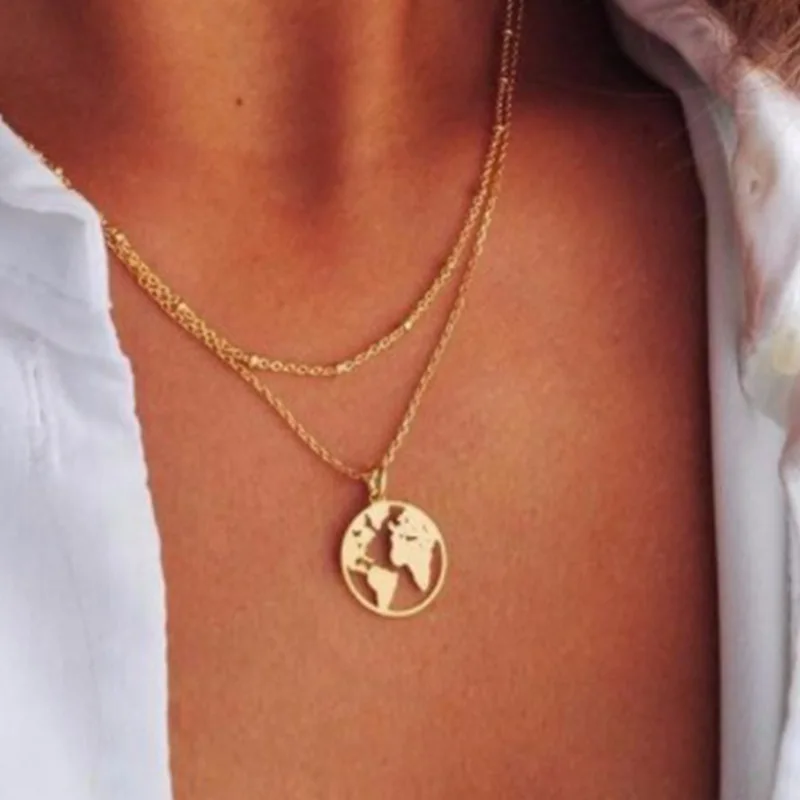 ZOVOLI Dainty Gold World Map Pendant Necklace Set Layered Chain Choker Map Crescent Moon Pendants Necklaces For Women Jewelry
ZOVOLI Dainty Gold World Map Pendant Necklace Set Layered Chain Choker Map Crescent Moon Pendants Necklaces For Women Jewelry