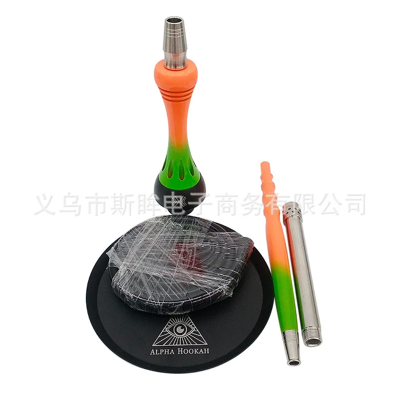 Cross-border source Arabic hookah accessories Gradient Apache suit Single tube X style without bottle shisha 
Cross-border source Arabic hookah accessories Gradient Apache suit Single tube X style without bottle shisha