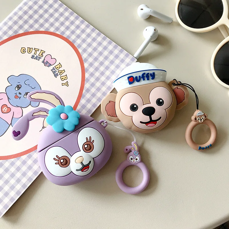 Disney StellaLou Earphone Case For AirPods Pro Rabbit Silicone Cartoon Duffy Bear Airpods 1 2 Bluetooth Headphone Case
Disney StellaLou Earphone Case For AirPods Pro Rabbit Silicone Cartoon Duffy Bear Airpods 1 2 Bluetooth Headphone Case