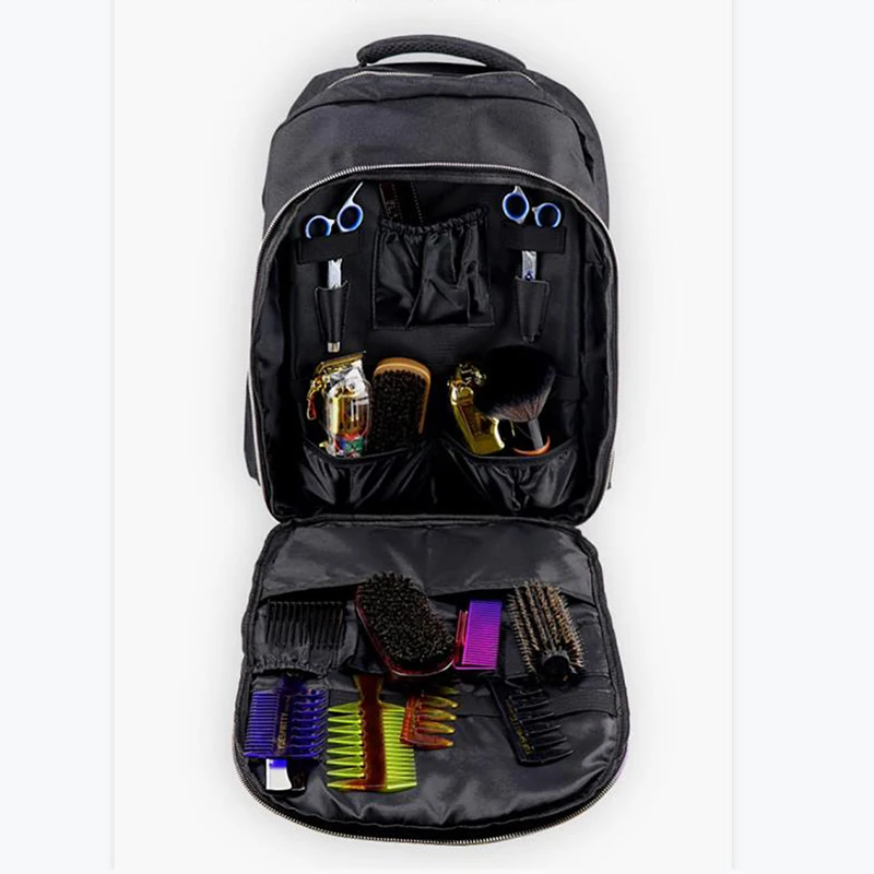 Barber Carrying Case Travel Large Storage Backpack Shoulders Bag Styling Tools New