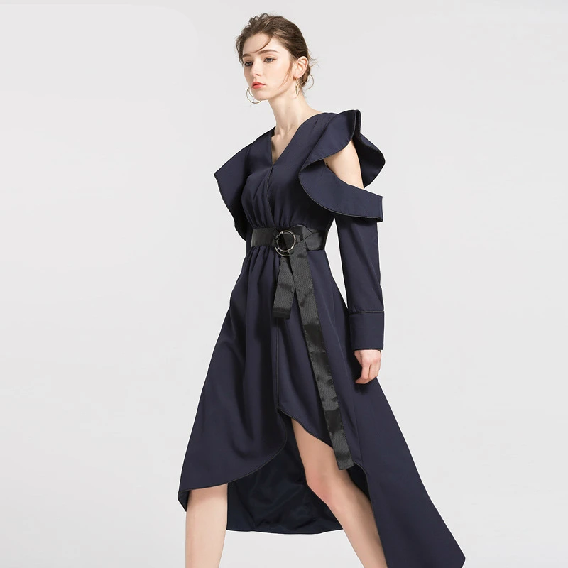 Новинка женское белое платье с длинным рукавом и открытой спиной, женские Асимметричные оборки, сексуальное платье Sukol, стильное Брендовое ... 
Новинка женское белое платье с длинным рукавом и открытой спиной, женские Асимметричные оборки, сексуальное платье Sukol, стильное Брендовое ...