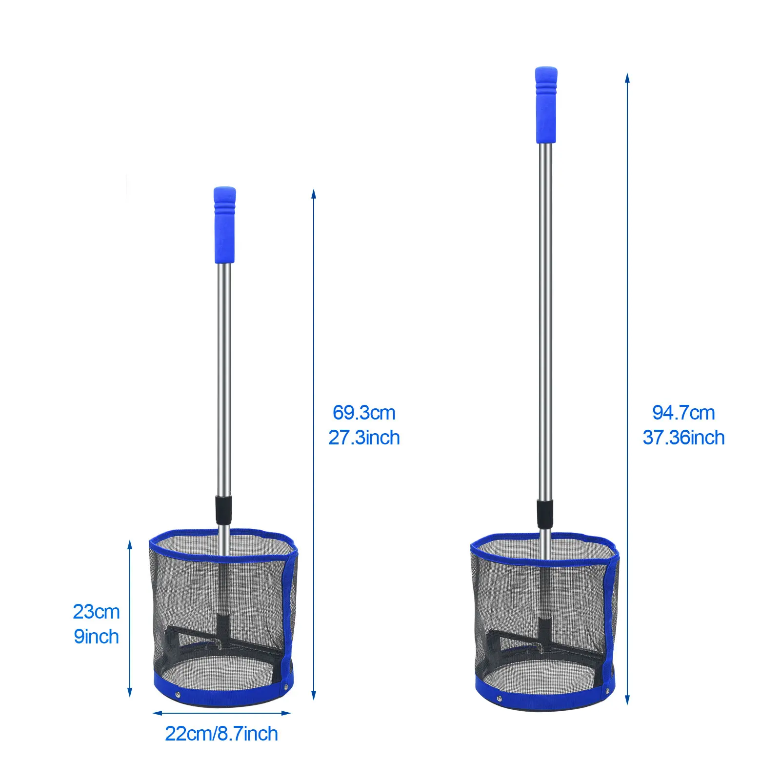 Gym Collector Adjustable Height Net Bag Pingpong Ball Picker Telescopic Training Tool Aluminum Alloy Large Capacity Table Tennis
Gym Collector Adjustable Height Net Bag Pingpong Ball Picker Telescopic Training Tool Aluminum Alloy Large Capacity Table Tennis