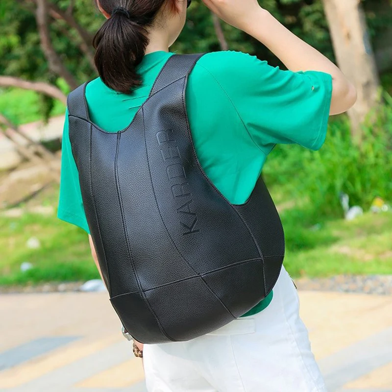 Jiessie&Angela Casual Women Backpack Female Large Capacity Shoulder Bag PU Leather Turtle Shell Backpack Unisex Travel Backpacks
Jiessie&Angela Casual Women Backpack Female Large Capacity Shoulder Bag PU Leather Turtle Shell Backpack Unisex Travel Backpacks