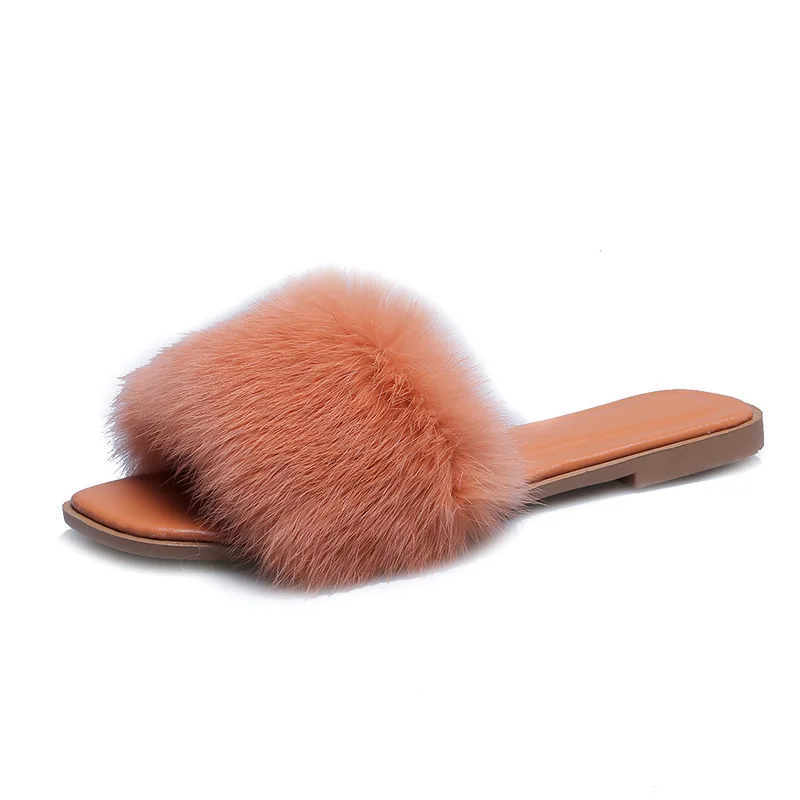 Women's Outer Wear Sandals and Slippers, 2021 New Summer Fashion Furry Square Toe Flat Flat Sandals Women
Women's Outer Wear Sandals and Slippers, 2021 New Summer Fashion Furry Square Toe Flat Flat Sandals Women