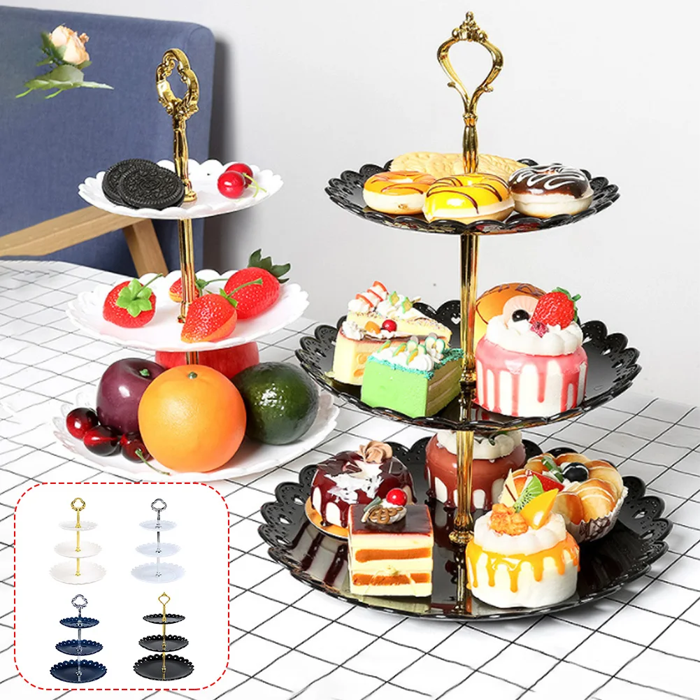 European Three-layer Cake Stand Wedding Party Dessert Candy Fruit Plate Cake Self-help Display Shelf Home Table Decoration Trays
European Three-layer Cake Stand Wedding Party Dessert Candy Fruit Plate Cake Self-help Display Shelf Home Table Decoration Trays
