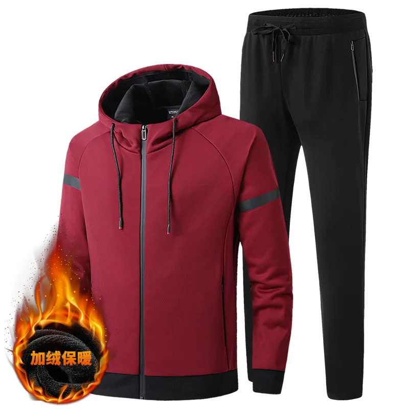 2019 Autumn and Winter Thickening Plus Velvet Sports Suit Men Warm Tide Two Piece Sets Sweater Hoodie Pants Big Size 7XL 8XL
2019 Autumn and Winter Thickening Plus Velvet Sports Suit Men Warm Tide Two Piece Sets Sweater Hoodie Pants Big Size 7XL 8XL