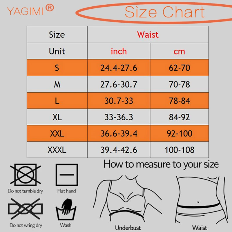 GINCCY Lose Weight Waist Trainer Neoprene Sweat Belt Body Shaper Slimming Corset Sheath Tummy Control Girdles Shapewear Fajas
GINCCY Lose Weight Waist Trainer Neoprene Sweat Belt Body Shaper Slimming Corset Sheath Tummy Control Girdles Shapewear Fajas