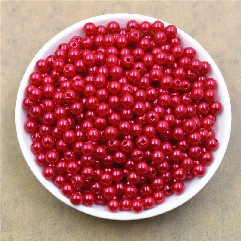 6mm 100pcs/bag Round Imitation ABS Pearl Beads For Craft Scrapbook Decoration DIY Sewing Craft Supplies
6mm 100pcs/bag Round Imitation ABS Pearl Beads For Craft Scrapbook Decoration DIY Sewing Craft Supplies