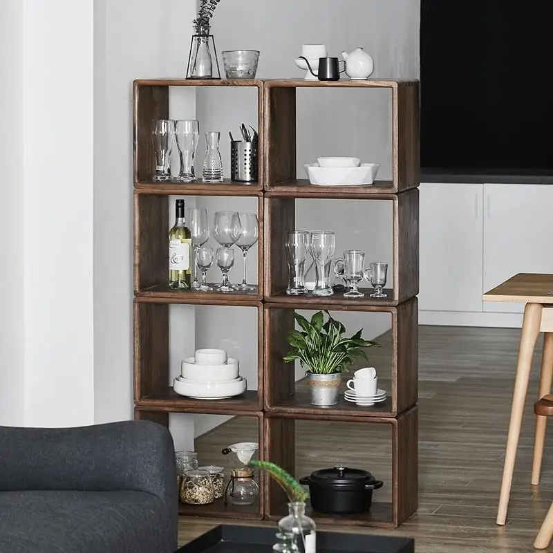 Per La Casa Display Wall Shelf Meuble Rangement Cabinet Estanteria Madera Wodden Retro Book Furniture Decoration Bookshelf Case
