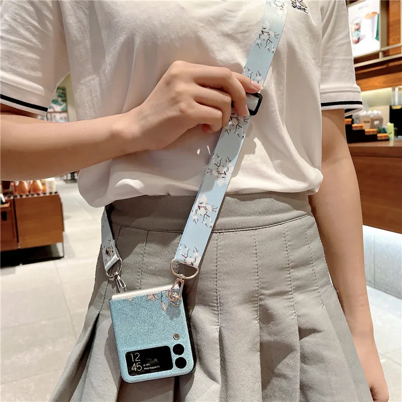 Glitter Case for Samsung Z Flip 3 Case with Lanyard Crossbody Backpack Silicon Phone Case for Galaxy Z Flip 3 Case with Chain
Glitter Case for Samsung Z Flip 3 Case with Lanyard Crossbody Backpack Silicon Phone Case for Galaxy Z Flip 3 Case with Chain