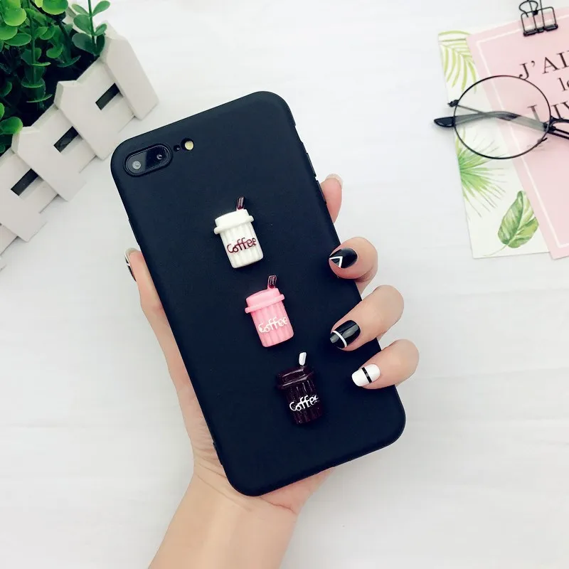 Для Huawei Nova 3 3i 5 5i P30 Lite P20 Pro 3D милая кофейная чашка мягкий TPU карамельный цвет