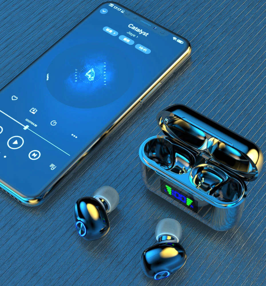 TWS Bluetooth5.0Original M11-9 Wireless Headphones Earphone HiFi Waterproof Earbuds Touch Control Headset for Sports /game
TWS Bluetooth5.0Original M11-9 Wireless Headphones Earphone HiFi Waterproof Earbuds Touch Control Headset for Sports /game