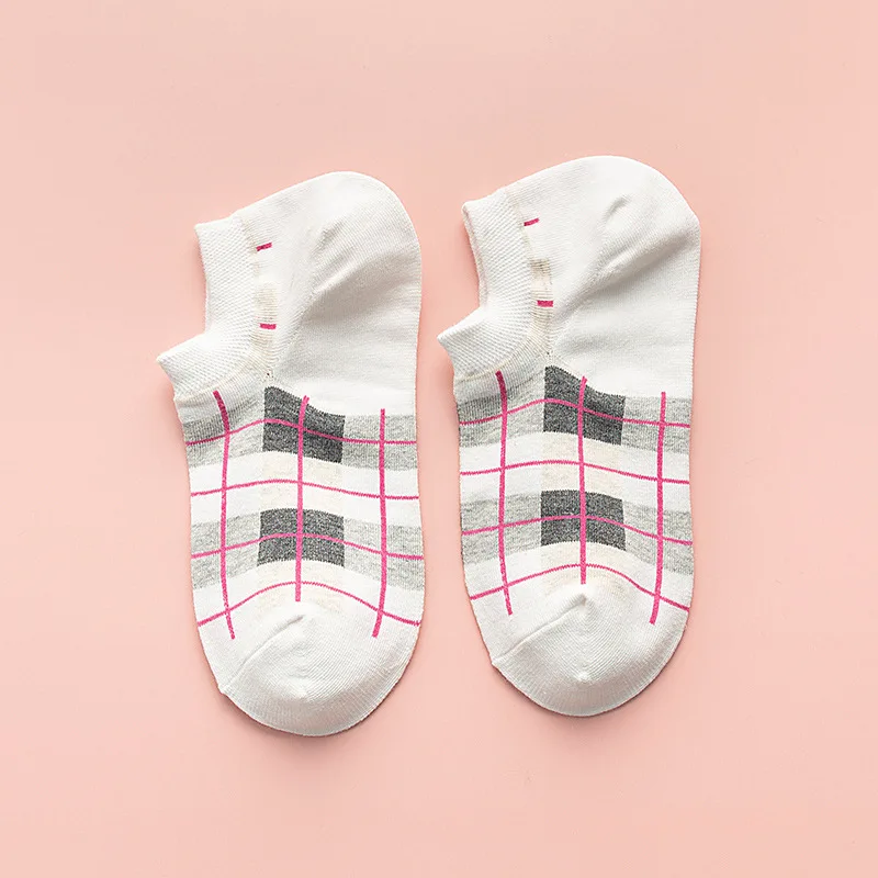 10pairs/lot New Products In Spring Summer Foot Cotton Sweat Women's Boat Color Matching Lattice Leisure Socks Cute Lattice
10pairs/lot New Products In Spring Summer Foot Cotton Sweat Women's Boat Color Matching Lattice Leisure Socks Cute Lattice
