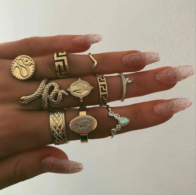 Vintage Y2k Jewelry Rings Set for Women Teen Girls Irregular 2022 Drip Oil Heart Chunky Statement Ring Fashion Korean Jewelry
Vintage Y2k Jewelry Rings Set for Women Teen Girls Irregular 2022 Drip Oil Heart Chunky Statement Ring Fashion Korean Jewelry