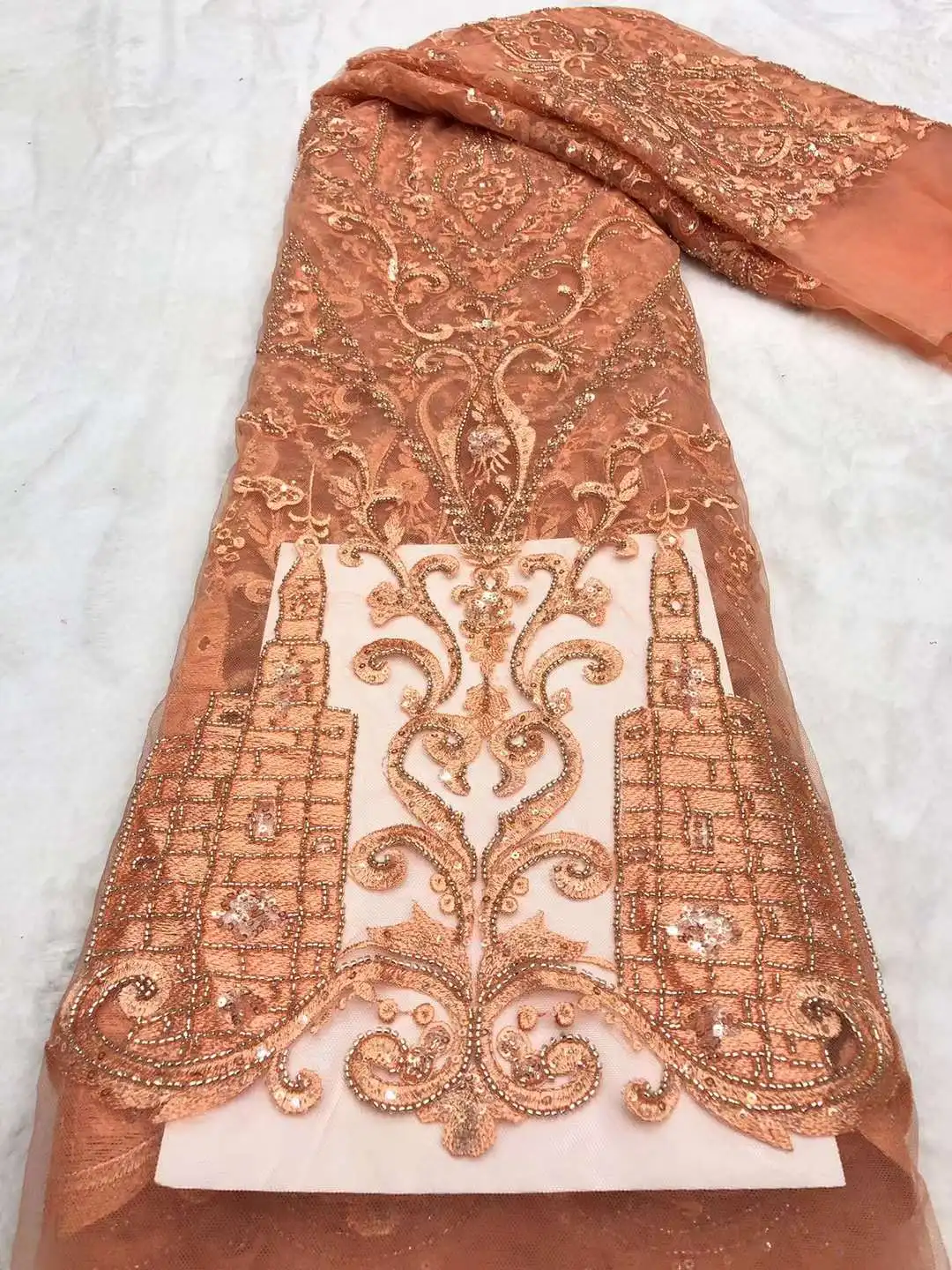 New Arrival Embroidery African Beaded Lace Fabric 2021 High Quality Sequins Lace French Nigerian Mesh Lace Fabrics
New Arrival Embroidery African Beaded Lace Fabric 2021 High Quality Sequins Lace French Nigerian Mesh Lace Fabrics