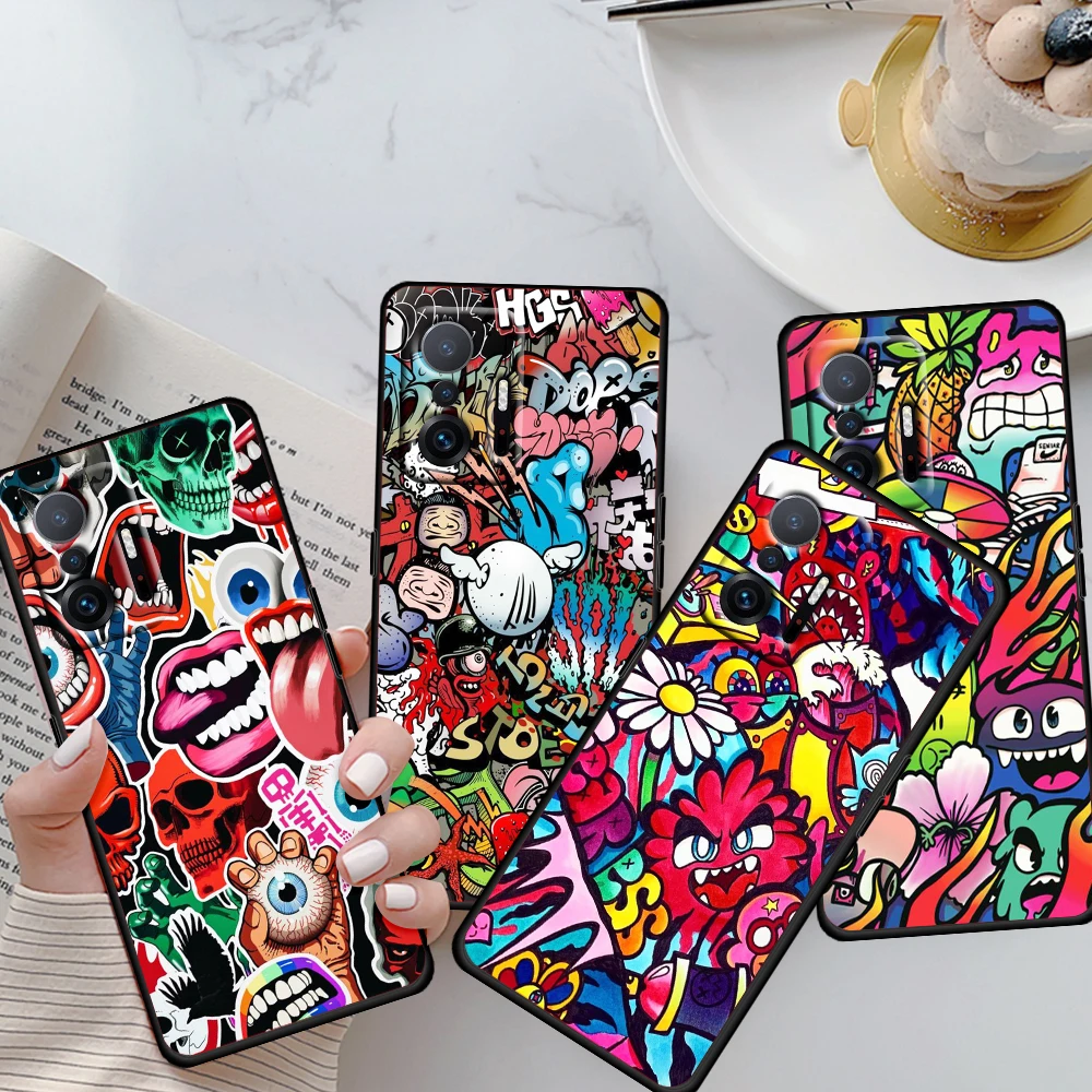 Japanese graffiti sticker For Xiaomi Mi 11 10 Ultra 11T 10T Note 10 Lite 11i 10i 10S 5G Soft Black Phone Case Cover Shell
Japanese graffiti sticker For Xiaomi Mi 11 10 Ultra 11T 10T Note 10 Lite 11i 10i 10S 5G Soft Black Phone Case Cover Shell