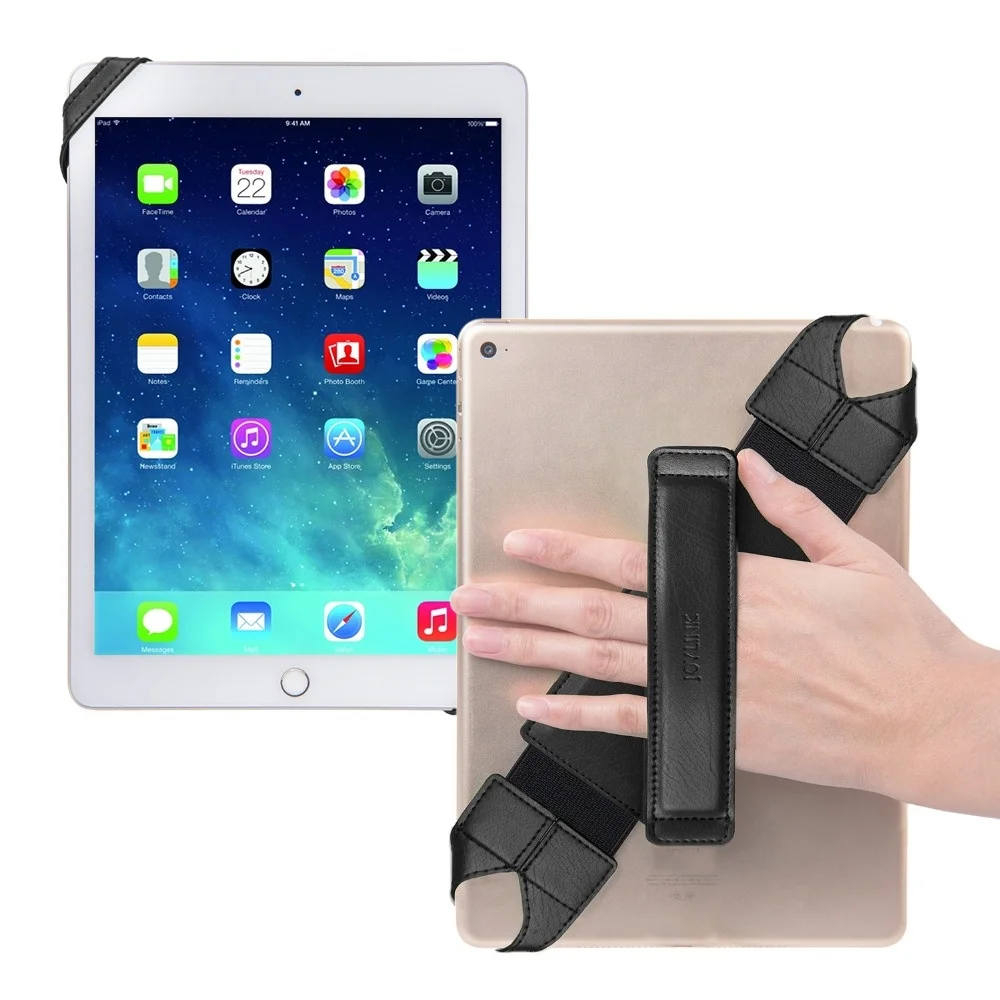 Joylink iPad tablet stand 9.7, 10.5 inches, universal 360 degree rotating hand strap, leather handle with elastic band
Joylink iPad tablet stand 9.7, 10.5 inches, universal 360 degree rotating hand strap, leather handle with elastic band