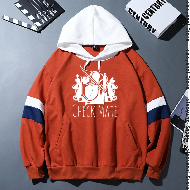 Check Mate hoodies Army Funny Personality Soldier Onset Chess Print Casual sweatshirts 100% Cotton pullovers
Check Mate hoodies Army Funny Personality Soldier Onset Chess Print Casual sweatshirts 100% Cotton pullovers