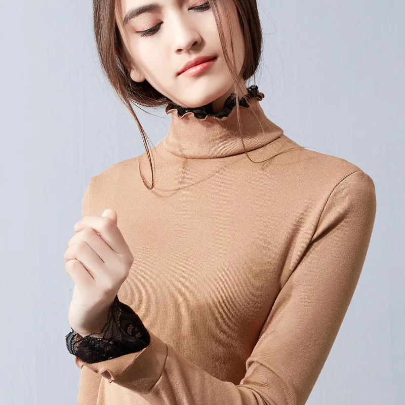 Women's Blouse Spring And Autumn New Plus Size Women Coat Ruffled Winter Plus Velvet Warm Lace Women's Bottoming Shirt
Women's Blouse Spring And Autumn New Plus Size Women Coat Ruffled Winter Plus Velvet Warm Lace Women's Bottoming Shirt