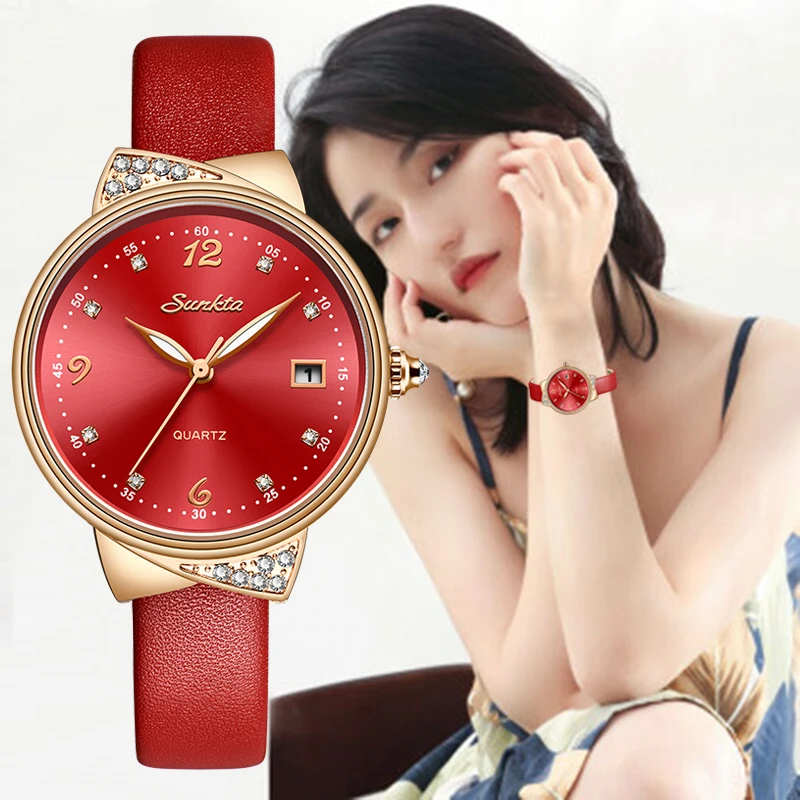 2021 Women Watches Luxury Brand SUNKTA Quartz Ladies Watch Dress Wrist Watch Date Clock With Box Set For Sale Relogio Feminino
2021 Women Watches Luxury Brand SUNKTA Quartz Ladies Watch Dress Wrist Watch Date Clock With Box Set For Sale Relogio Feminino