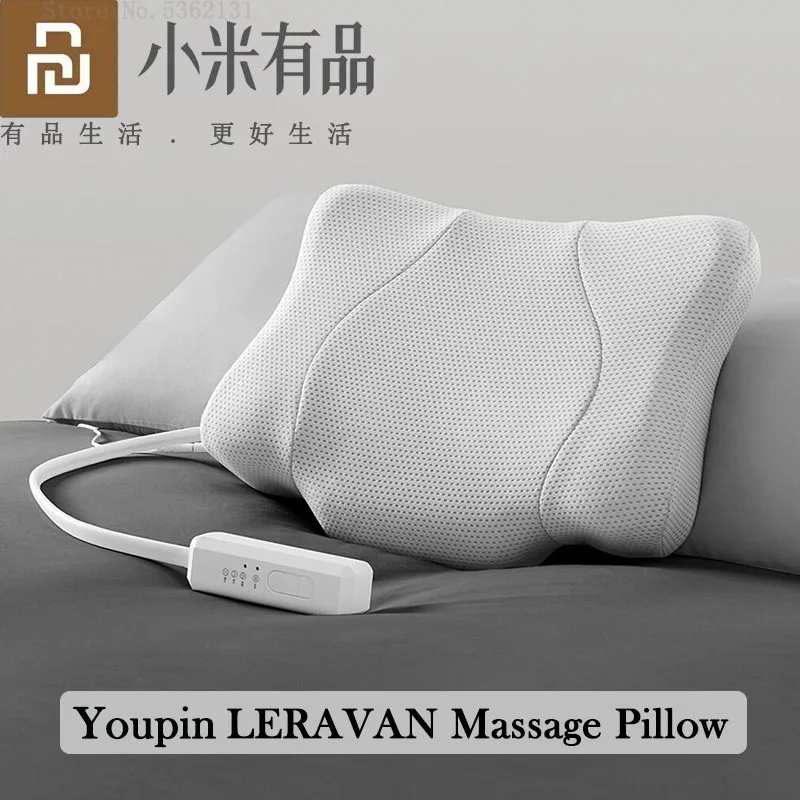 Youpin LERAVAN Massage Pillow Heating Vibration Neck Shoulder Back Electric Massage Care Healthy Relaxation Cervical Massager
Youpin LERAVAN Massage Pillow Heating Vibration Neck Shoulder Back Electric Massage Care Healthy Relaxation Cervical Massager
