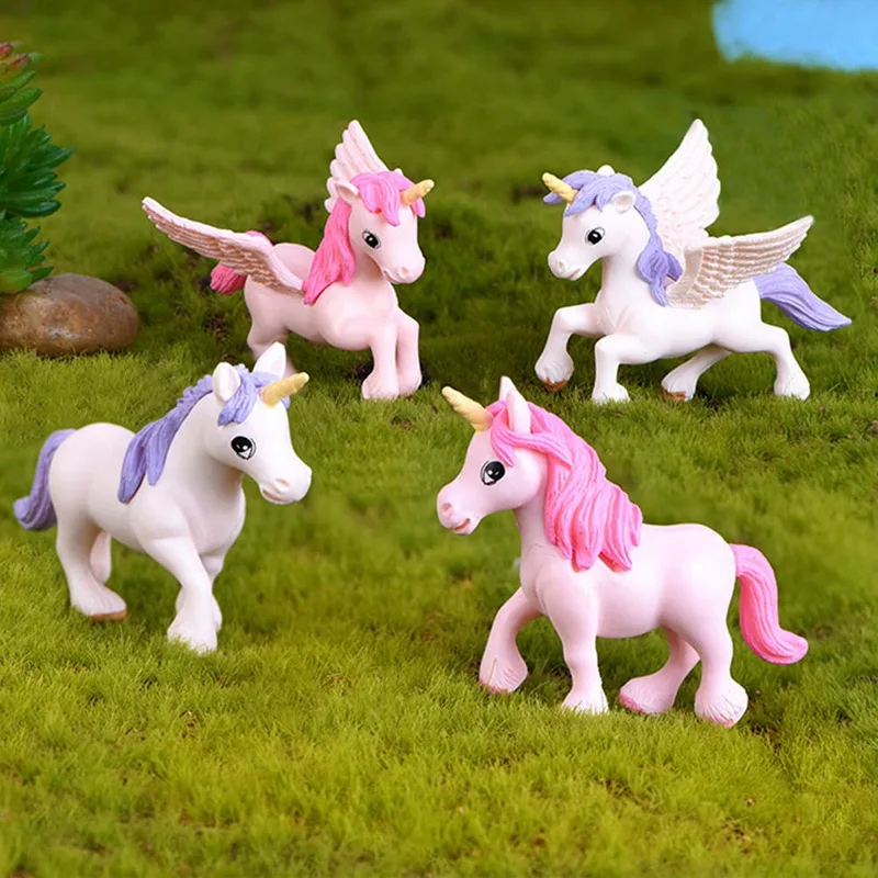 1 piece Unicorn Figures Fairy Animal Miniature Garden Figurine Cake Party DIY Desk Decoration Gift Random Color
1 piece Unicorn Figures Fairy Animal Miniature Garden Figurine Cake Party DIY Desk Decoration Gift Random Color