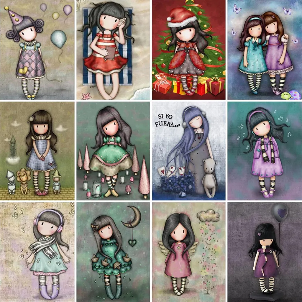 New 5D DIY Diamond Painting Cartoon Girl Embroidery Rhinestone Cross Stitch Gift Home Office Decor Kids Adult Factory Direct
New 5D DIY Diamond Painting Cartoon Girl Embroidery Rhinestone Cross Stitch Gift Home Office Decor Kids Adult Factory Direct