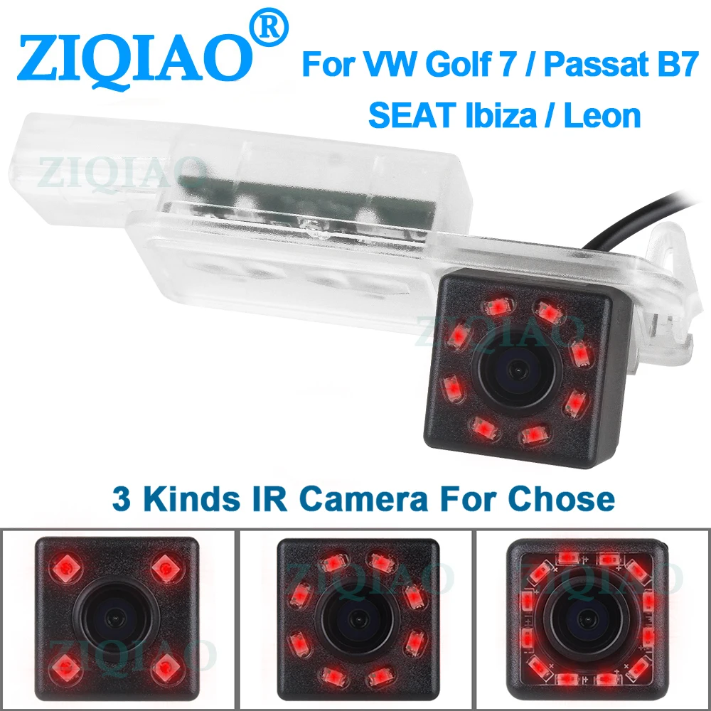 ZIQIAO для VW Volkswagen Golf 5 6 7 Eos Scirocco Passat B6 B7 SEAT Ibiza Leon Toledo HD ИК камера заднего вида